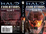 Full jacket artwork for Halo: Evolutions Volume II.
