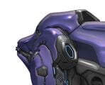 First-person reference for the beam rifle in Halo 4.