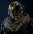 Mark V EVA helmet with CNM attachment in Halo: The Master Chief Collection.[Note 1]