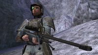 A marine with the SRS99C.