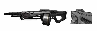 M739 SAW - Weapon - Halopedia, the Halo wiki