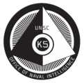 A version of the seal was created for Kilo-Five. This version adds in the text "K5" to the center dot of the arrow.