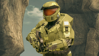 A Spartan-IV wearing GEN2 Mark V in Halo 4.