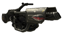 Promotional image for the M7057 flamethrower, used on the promo report published on Bungie.net. Cropped from this image.