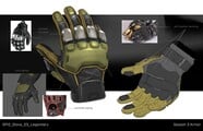 Concept art for the Rift Kappa gloves.