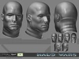 Early highpoly studies for Spirit of Fire crewmembers, possibly intended for Cutter.