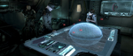 The holographic display table on the bridge of a Phoenix-class Colony Ship.
