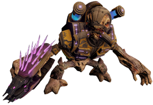 A render of a Heretic Unggoy in Halo 2: Anniversary.