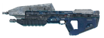 UI asset from Halo: Campaign Evolved of the MA5B assault rifle.