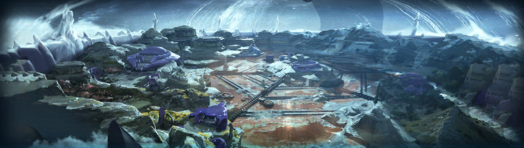 Artwork used for the Terminals in Halo: Campaign Evolved's main menu.