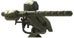 The Gauss cannon in Halo 3.
