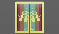 Unused concept exploration of a logo featuring a tree.