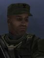 Sergeant Stacker's face in Halo 2.