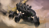 Concept art of the Blisterback for Halo Wars 2.