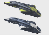 Concept art of different color schemes for the D77C.