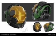 Concept art for the ERINYES helmet.