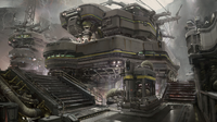 The "vision" concept art for The Rig.