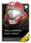 H5G REQ Helmets Helljumper Feet First Legendary