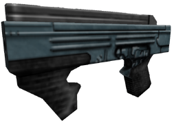 The 1999-era Halo: Combat Evolved SMG.