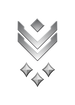 Multiplayer career rank insignia for Halo Infinite.