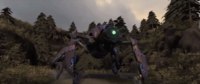 The Scarab as it appears in the Halo Wars E3 demo.