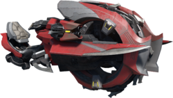A transparent image of the Halo Infinite Banished Chopper