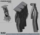 Concept art for Forerunner structures.
