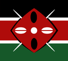 Flag of Kenya in 2552.[10]