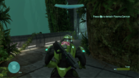 HUD of the plasma cannon in Halo 3.