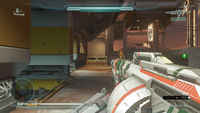 First-person view of The Answer in Halo 5: Guardians' multiplayer.