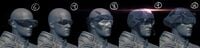 Concept art of civilian faces for Halo 5: Guardians.