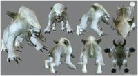 The textured low-poly model for the arctic beast.[9]