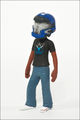 The Blue JFO Helmet and Noble team Tee avatar figure.