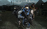Noble Team in a promotional image for Halo: Reach.