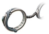 Concept art for Glassman's handcuffs.