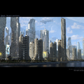 Concept art of the city.