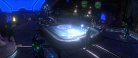 UNSC and Covenant Separatists hold their meeting aboard the Shadow of Intent after the battle.