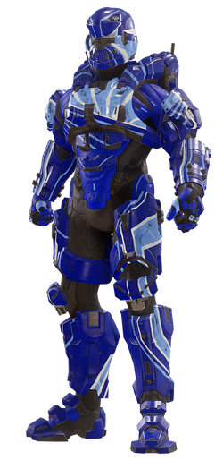 A render of Infiltrator Saboteur, an armor skin set in the Infinity's Armory update.