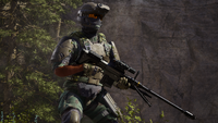 A marine with the SRS99C.