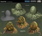 A render of the Flood Blister model for Halo Wars.
