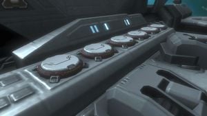 The M2950 Harpoon nuclear missile silos on a Paris-class heavy frigate.