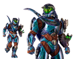 UI asset from Halo: Campaign Evolved of a Mark V armor skin.