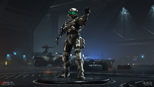 Splinter Desert armor coating in Halo Infinite