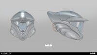 Concept art for the Gestalt helmet.
