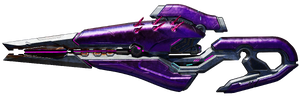 Cutout of the Needle Rifle from Campaign Evolved.