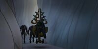 2 Sangheili Honor Guards with the Prophet of Mercy in Halo: The Television Series.