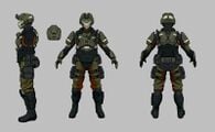 Concept art of the Marines in Halo 4.