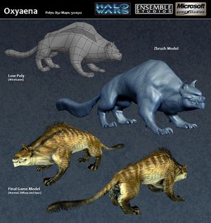 A render of the Oxyaena in Halo Wars.
