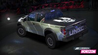 The F-150 Halo Edition, viewed from the back.
