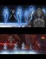 An FX concept storyboard exploring how Cortana's visualisation might look.